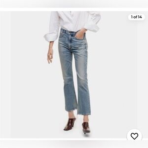 C of H Estealle high rise ankle flair Women's Jeans size 29 Fit 27 ( as is hem)